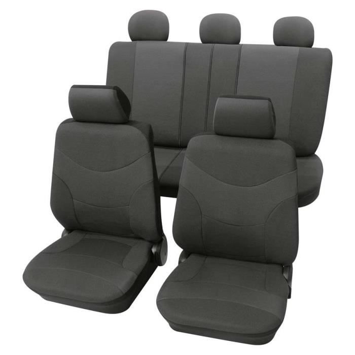Housses De Siège Auto Pour Peugeot 207 (2006-2013) - Kit Complet 5 Pièces, Compatible Airbags, Tissu Universel