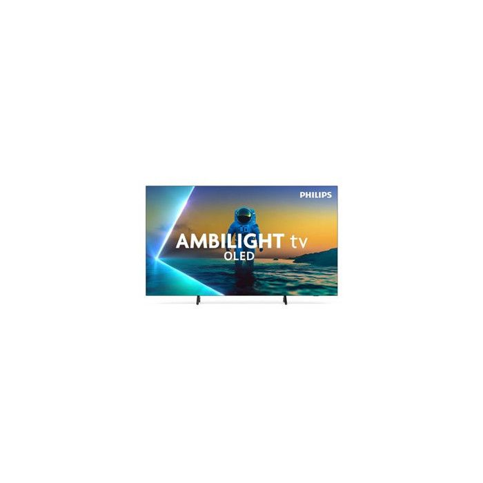 TV OLED Ambilight Philips 77OLED810 194 cm 4K UHD 2025 métal - vue 7