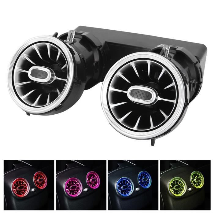 Qiilu lumière ambiante de voiture Décoration intérieure de lumière
