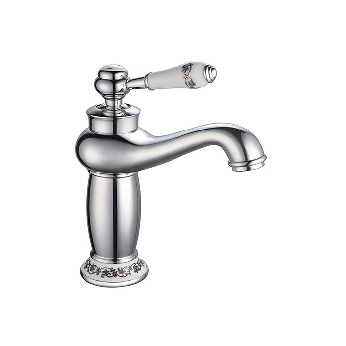 Mitigeur lavabo ROUSSEAU MARPLE chromé - Cartouche céramique Ø 3,5 cm - Aérateur réducteur de débit