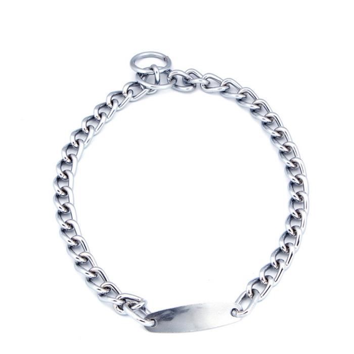 Meilleurs prix pour Collier d’étranglement pour animaux de compagnie - SALUTUYA - Chaîne en sport chien - Gris