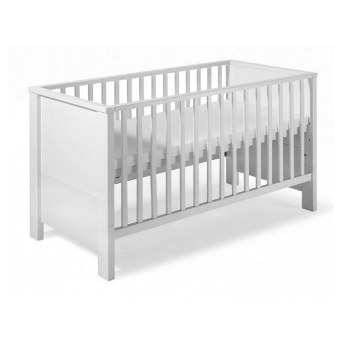 Lit Bebe 70 X 140 Cm Collection Milano White Cdiscount Puericulture Eveil Bebe