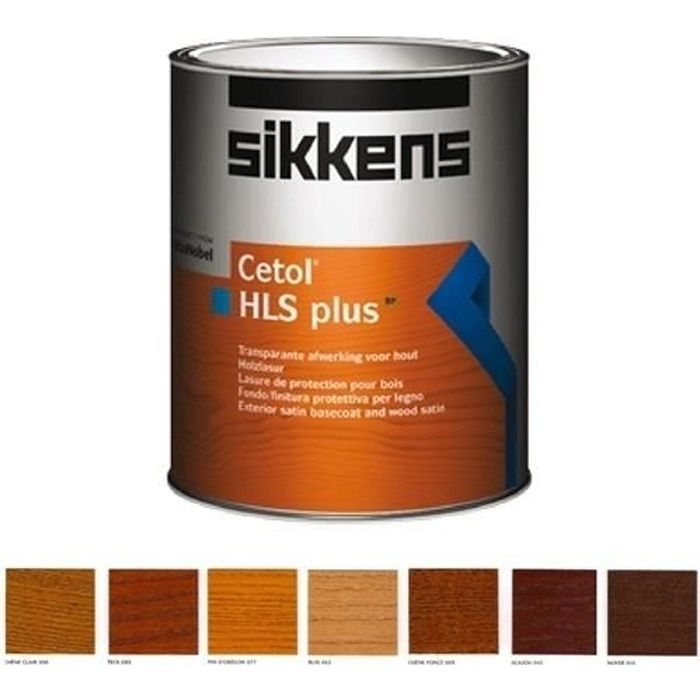 CETOL HLS PLUS CHENE CLAIR 1L - SIKKENS Chêne Clair