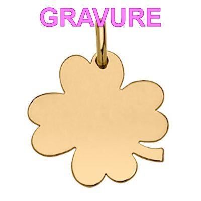 Pendentif Trèfle Plaqué Or - Modèle Amani - OxcmoBijoux - Neuf Avec étiquettes
