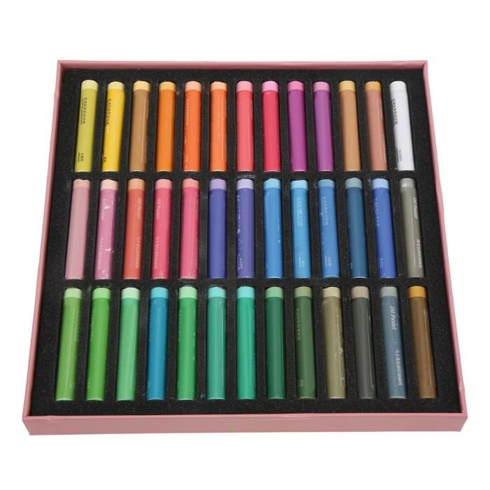 Pastels à L'Huile - 12 Pcs Pastels à L'huile