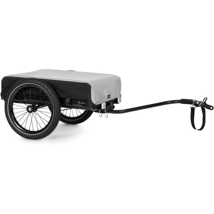 Remorque Vélo Cargo Klarfit - 50L, étanche, Pour Courses Et Randonnées