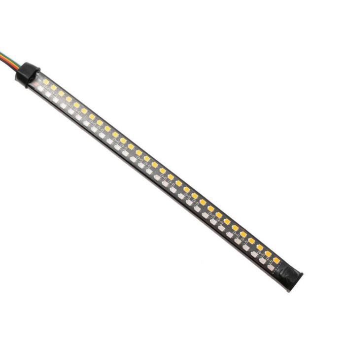 Feu Arrière Moto LEIBOCHAO 12 LED - Stop Et Feu De Route - Universel Pour Moto, Scooter, ATV