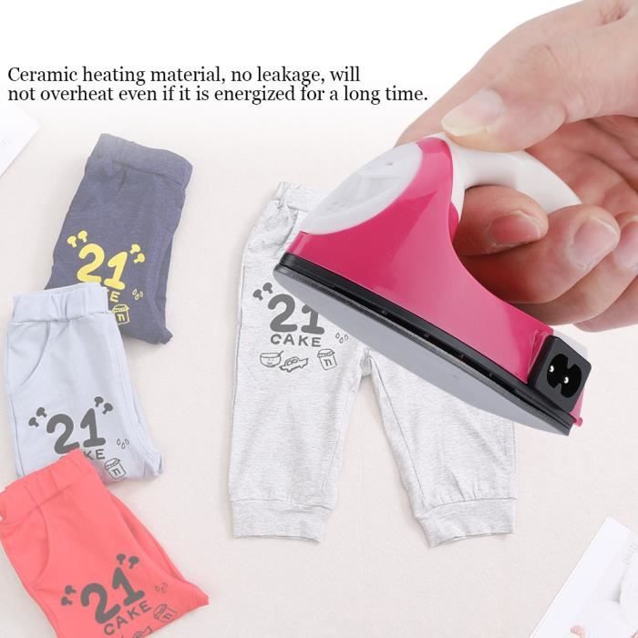 TMISHION fer à vapeur Portable Mini Fer à repasser Vêtements Vêtement Fers à repasser à vapeur