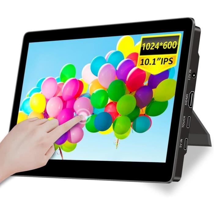 Écran 10 Pouces IPS 1024x600 - Compatible Raspberry Pi, Windows - Tactile
