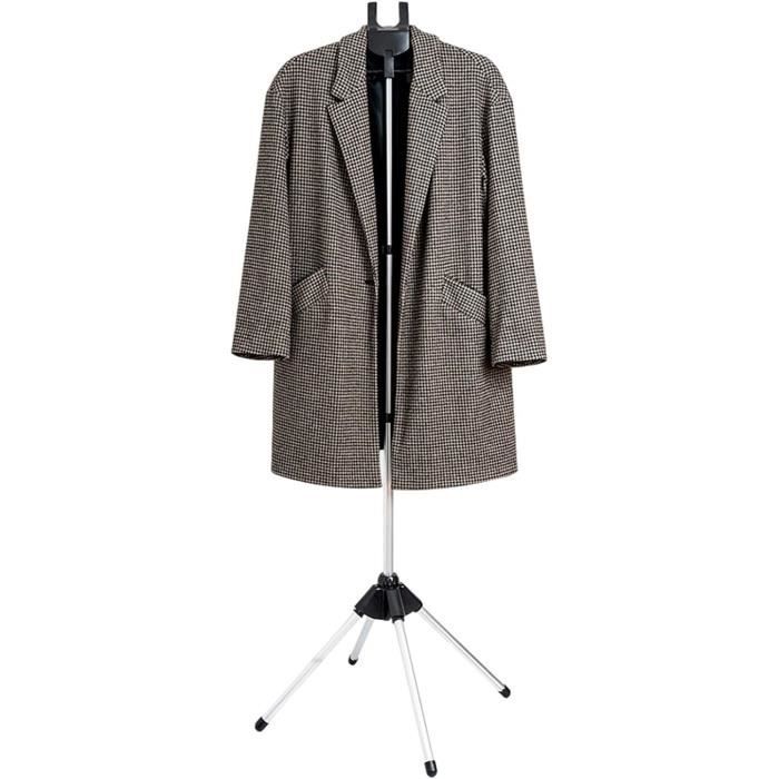 Support Pour Cuiseur Vapeur à Vêtements 4 Pièces - Cintre Réglable Pliable Avec Gant De Repassage