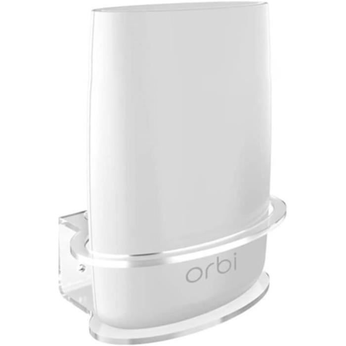 Support Mural Pour Netgear Orbi RBK352 / RBK353 / RBS350 – Fixation Solide, Design épuré, Gestion Des Câbles, Blanc