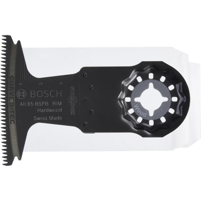 Accessorio Multiutensile Bosch Per Legno Duro - Lama Curva Per Taglio E Levigatura - Compatibile Con Utensili Multifunzionali - Foto 7