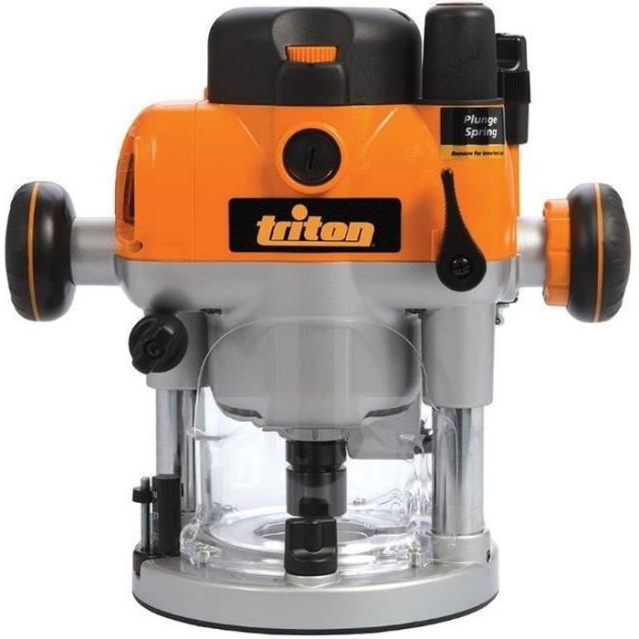SILVERLINE Défonceuse de précision bi-mode plongeante, 2 400 W