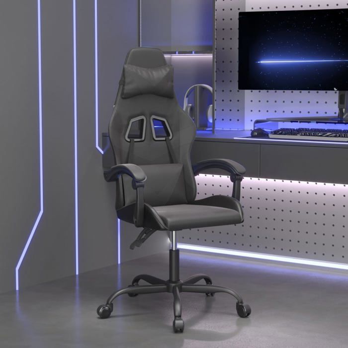 vidaXL Chaise de Jeu Pivotante Doré - vue 8