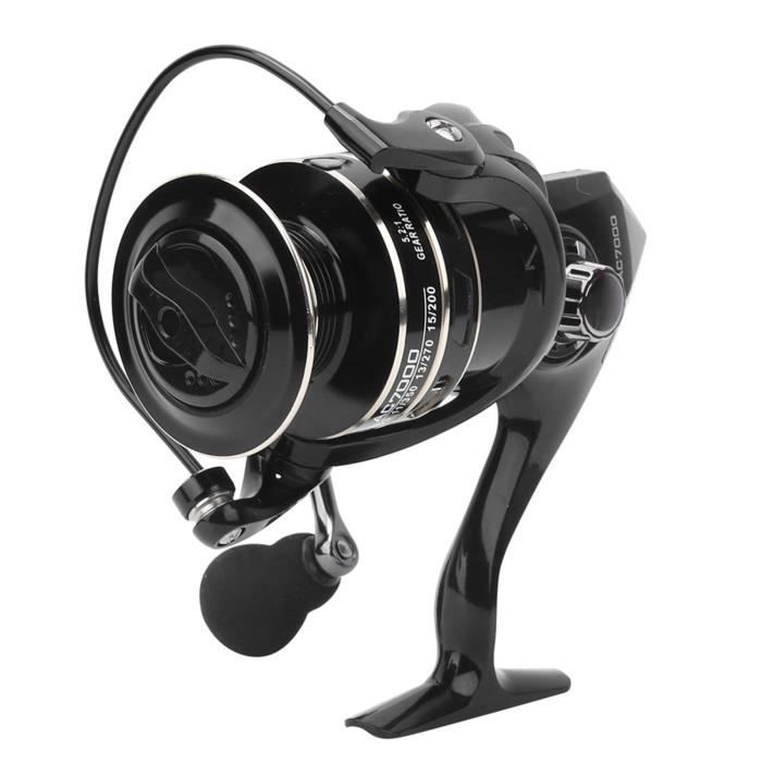 Moulinet à Tambour (baitcast) Pêche Mer Ankeyeng - Ratio 6.2:1, 10+1 Roulements, 15 Lb Drag, Taille 2000/3000