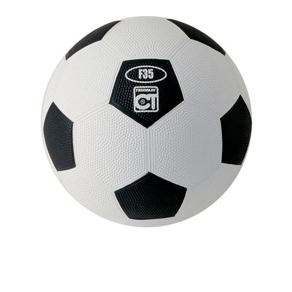 ballon rond à gonfler foot alu forme ballon football noir blanc
