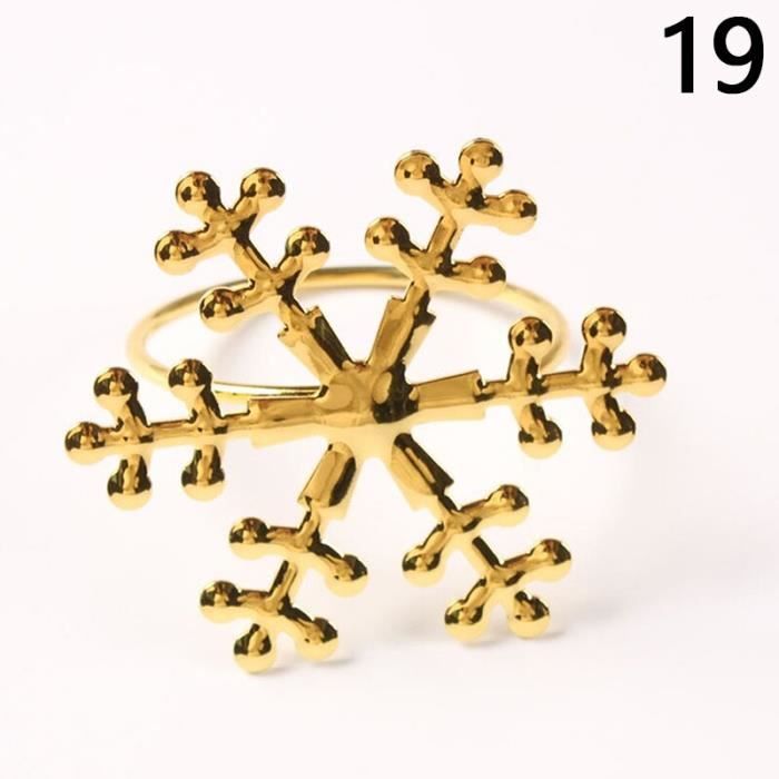 6 Pièces Anneaux de Serviette en Métal Doré Anneaux de Serviette en 6 Pièces Anneaux de Serviette en Métal Doré Anneaux de Serviette en