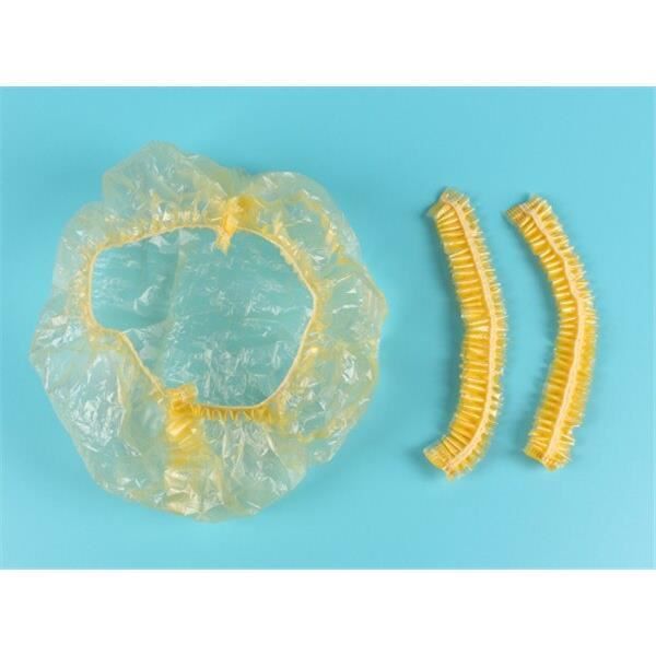 Lot De 100 Bonnets De Douche Jetables Transparents - Taille Standard - Étanches - NEUF - Protège Coiffure