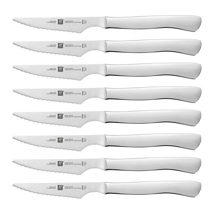 8 couteaux Zwilling 12cm pour découper vos viandes Cdiscount Maison