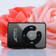 Mini lecteur MP3 Portable à Clip miroir - QUKJ012 - Noir-1