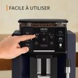 KRUPS Machine à café grains, Broyeur automatique, Réglages personnalisés, Alertes lumineuses, Fabriqué en France, Sensation-1
