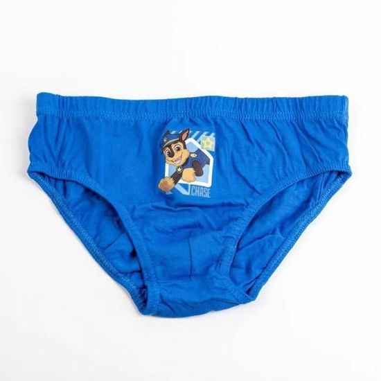 Maillot De Bain Pat Patrouille Garçon - Slip Bleu 5 Ans