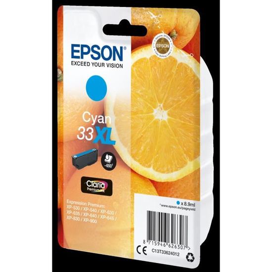 Cartouche compatible Epson 604XL Etoile de mer - cyan - Ink Pas Cher