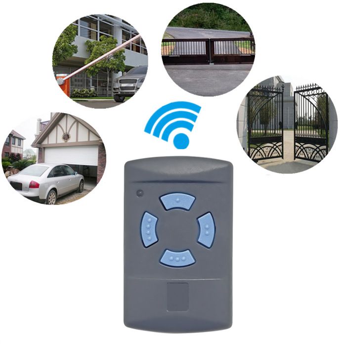 Télécommande Allotech 4 Canaux 40 MHz – Pour Portail Et Porte De Garage, Compatible Hormann