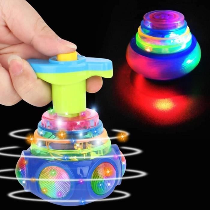 Toupie Spinner Mad - Blaster Double Tir + 2 Toupies LED - Marque