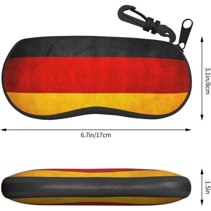Étui à Lunettes Souple En Néoprène Avec Fermeture éclair Pour