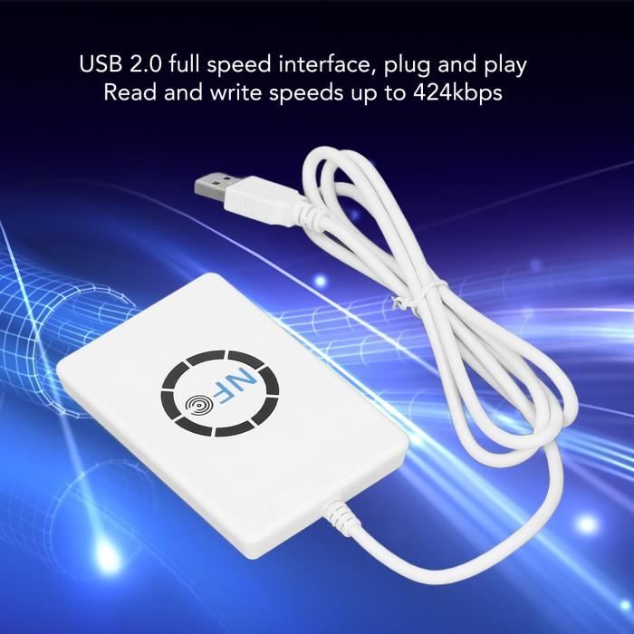 SENECESLI USB NFC Smart Card Reader Writer, IC Card Copier Duplicator