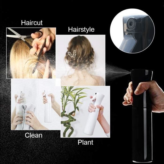 Vaporisateur cheveux 300ml - réutilisable spray vide bouteille brumisateur  cheveux pulvérisateur de brume ultrafine, vaporisateurs - Cdiscount Au  quotidien