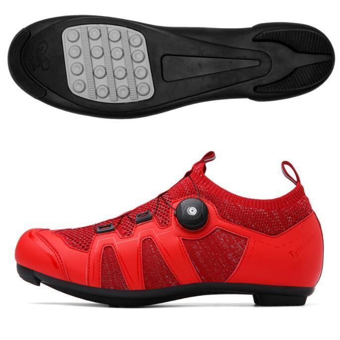 Chaussure velo route rouge sales