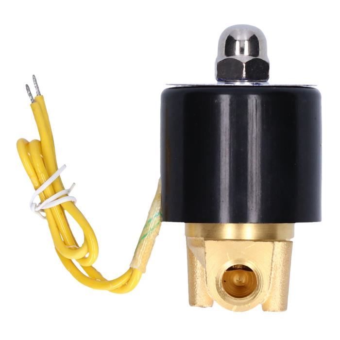 Heschen Laiton électrique Électrovanne, 2W-200-20J, PT3/4, AC220V, Direct Action de l'eau Air
