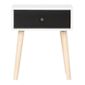 Table De Chevet Scandinave Pieds En Bois Massif Chevet Avec 1