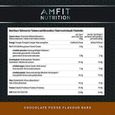 Marque Amazon - Amfit Nutrition Barre protéinée à faible teneur en sucre (19.6gr protéine- 0,8gr sucre) - chocolat fondant - Pack-2
