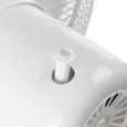 Ventilateur de bureau Tristar - 40 W - Blanc - 30 cm - 3 vitesses - Oscillant-2