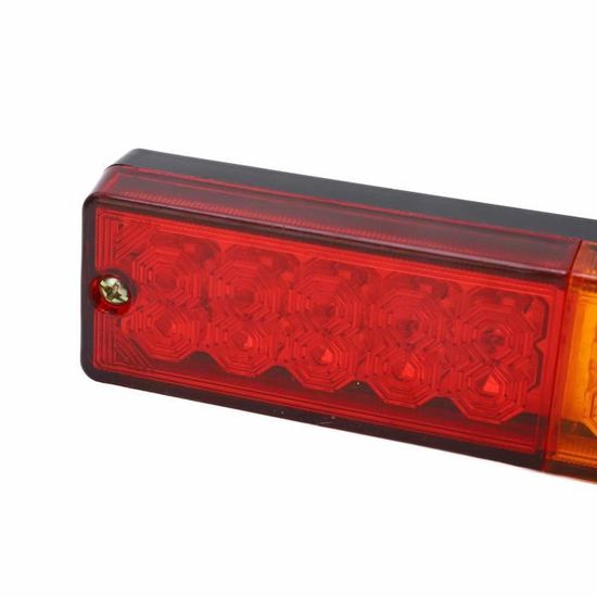 Fdit Feu Clignotant Feux De Position Arrière, 2pcs Feux Arrière Universels LED 12V LED Lampe