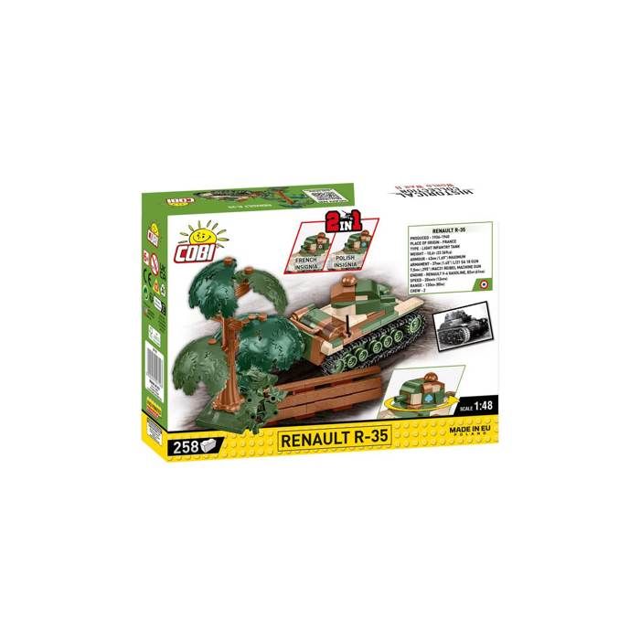 Kit De Construction COBI 2719 - Char Renault R-35 - Neuf Jamais Ouvert - Modèle à Monter