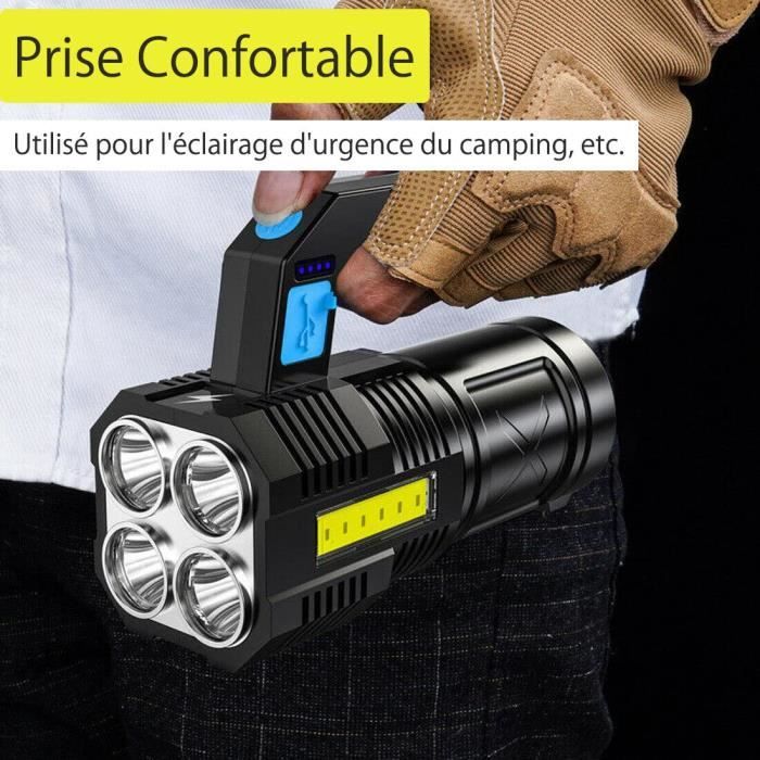 Lampe frontale de peche LED Rechargeable 2 modes | Last Price Tunisie