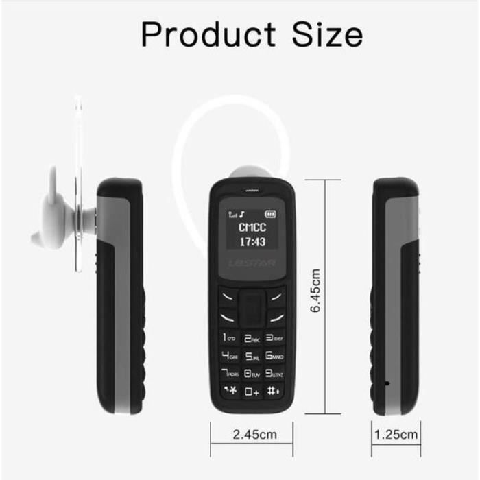 Mini Téléphone Portable L8star BM10 - XCSOURCE - Double SIM - MP3 -  Bluetooth - Bleu - Cdiscount Téléphonie