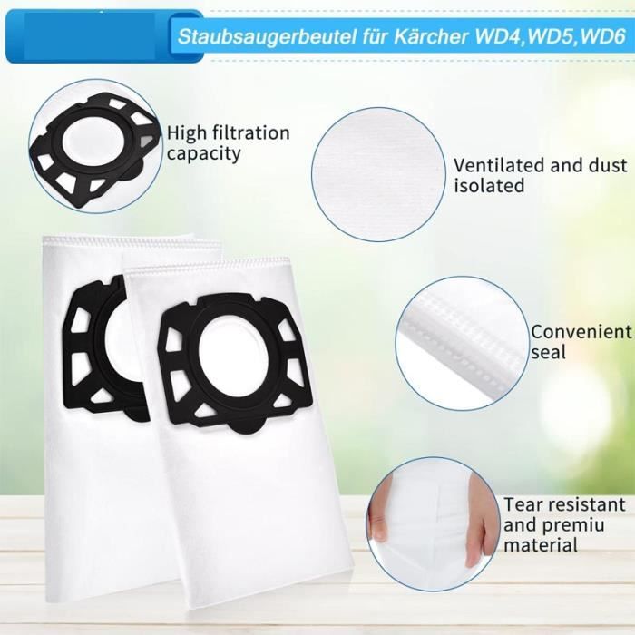 Sac aspirateur karcher mv5 best sale premium