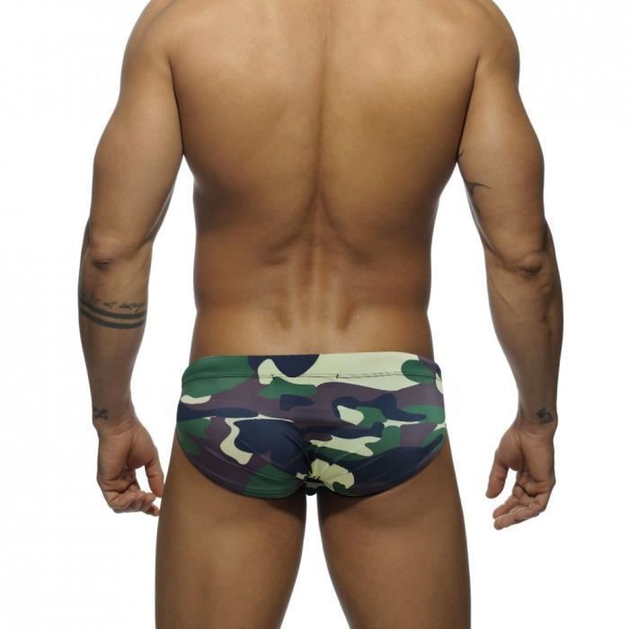 Slip de Bain Homme Camouflage Maillot de Bain Sechage Rapide Pour Vacances Piscine Natation Vert militaire Cdiscount Pret a Porter