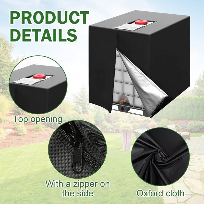 Bâche De Protection Pour épandeur à Engrais - Tissu Oxford 600D, étanche, 65 X 65 Cm