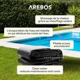 Bâche de piscine solaire AREBOS - Ronde Ø4,57 m - épaisseur 120 µm - chauffage écologique et économique-3
