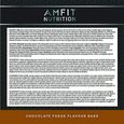 Marque Amazon - Amfit Nutrition Barre protéinée à faible teneur en sucre (19.6gr protéine- 0,8gr sucre) - chocolat fondant - Pack-3