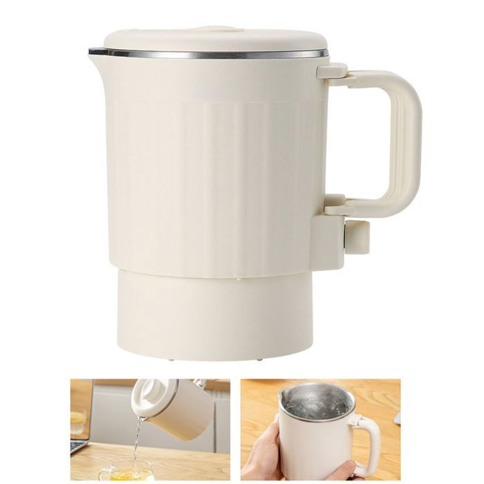 Bouilloire électrique Pliante - Petite, Portable, Voyage - Blanche