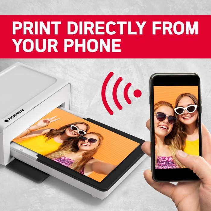 AGFA PHOTO Pack Imprimante Realipix Moments + Cartouche 120 photos ...