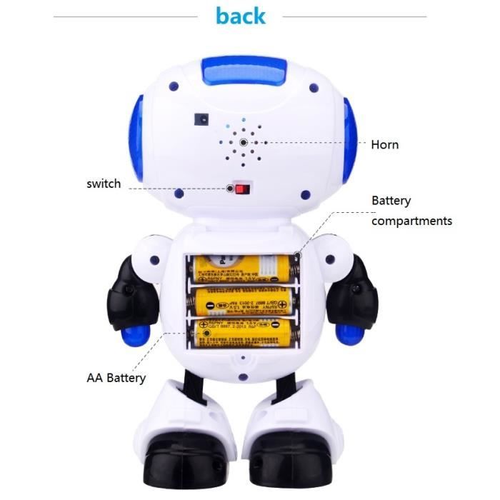 Powerman First Robot Programmable avec Dance, Musique, démo et
