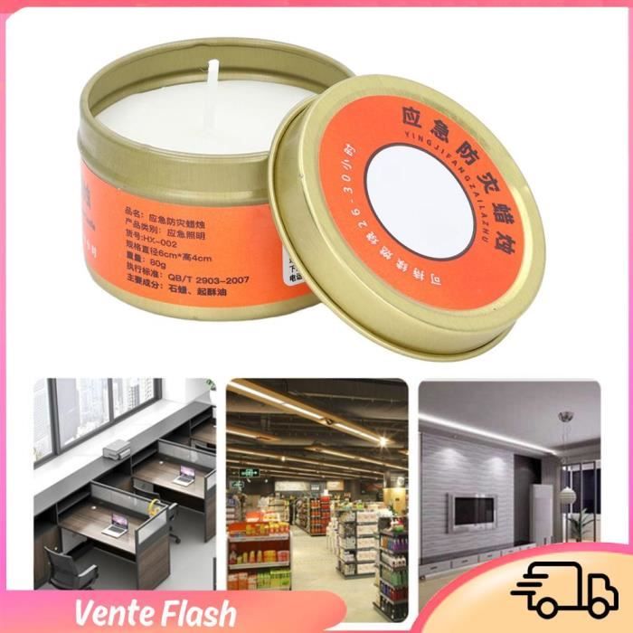 Bougies d'urgence de 9 heures compatibles avec les lanternes